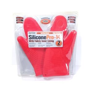 Dexas Silicone Oven Mitts Gloves Blue  Kitchen Cooking Baking Accessories
